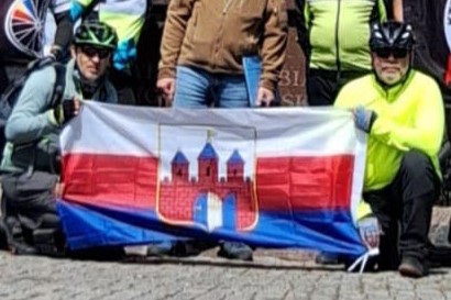 Zdjęcie grupowe uczestnik&oacute;w w Gniewkowie.